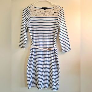 Ralph Lauren petite XS striped dress NWT